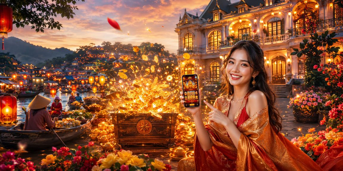 Người dùng Đà Lạt chơi casino mobile trong không khí lễ hội Tết