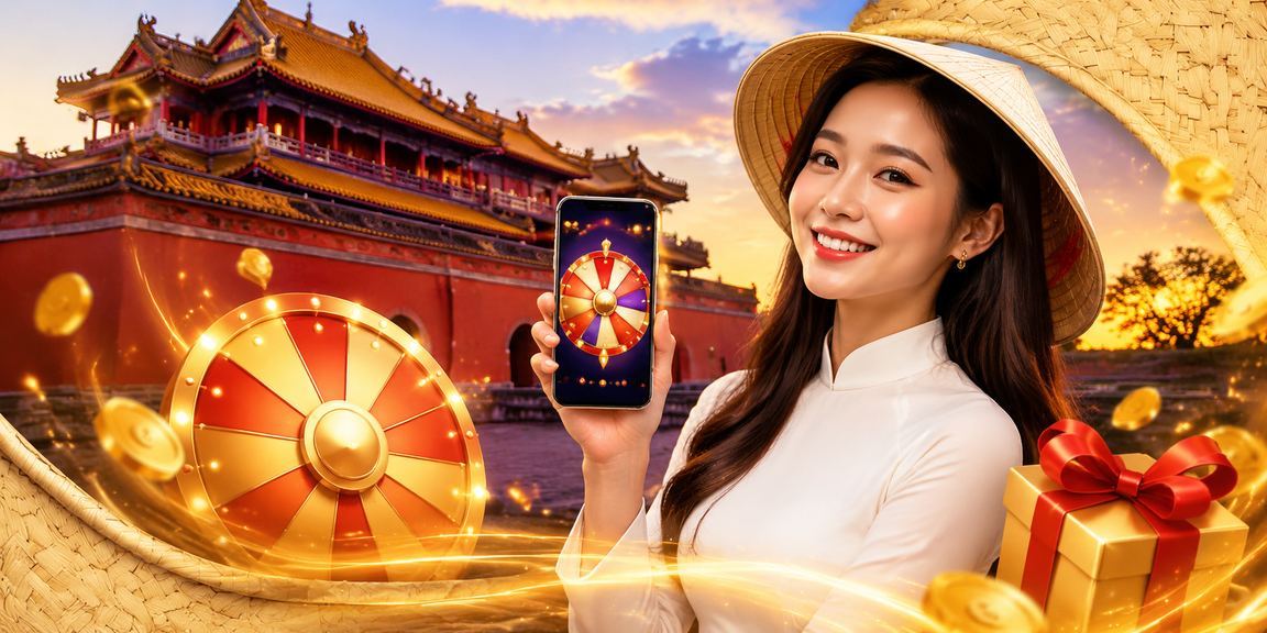Người chơi tại Huế với nón lá truyền thống trải nghiệm roulette casino trực tuyến